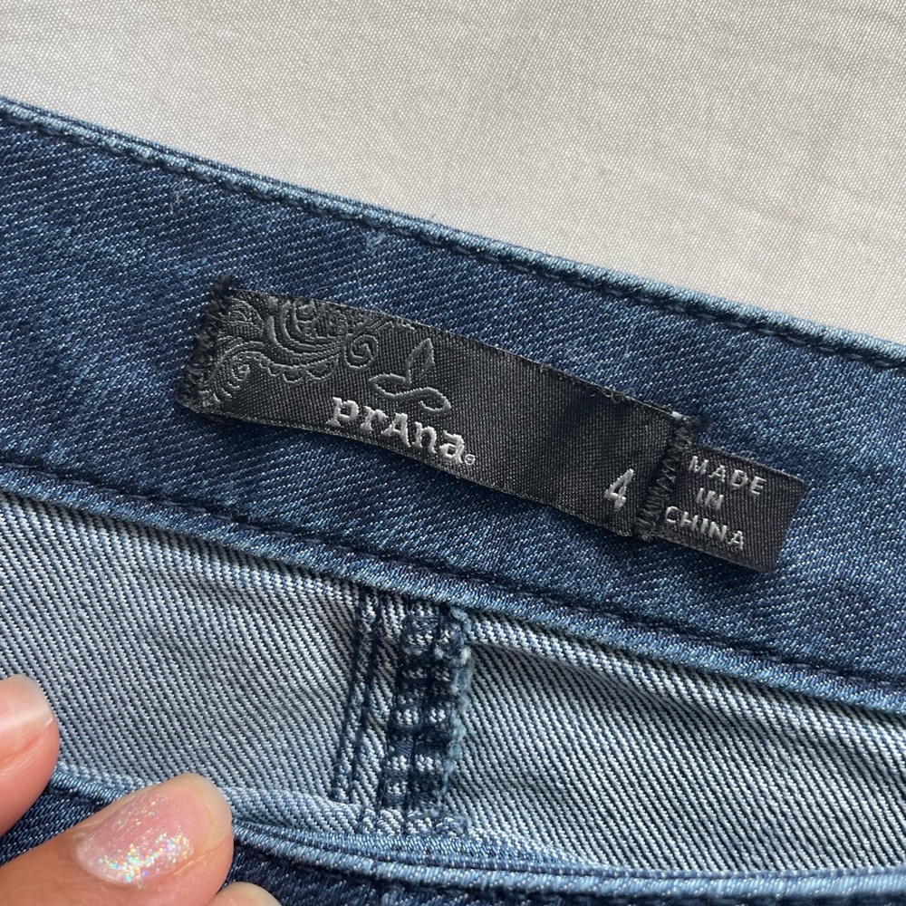 prAna Denim Mini Skirt